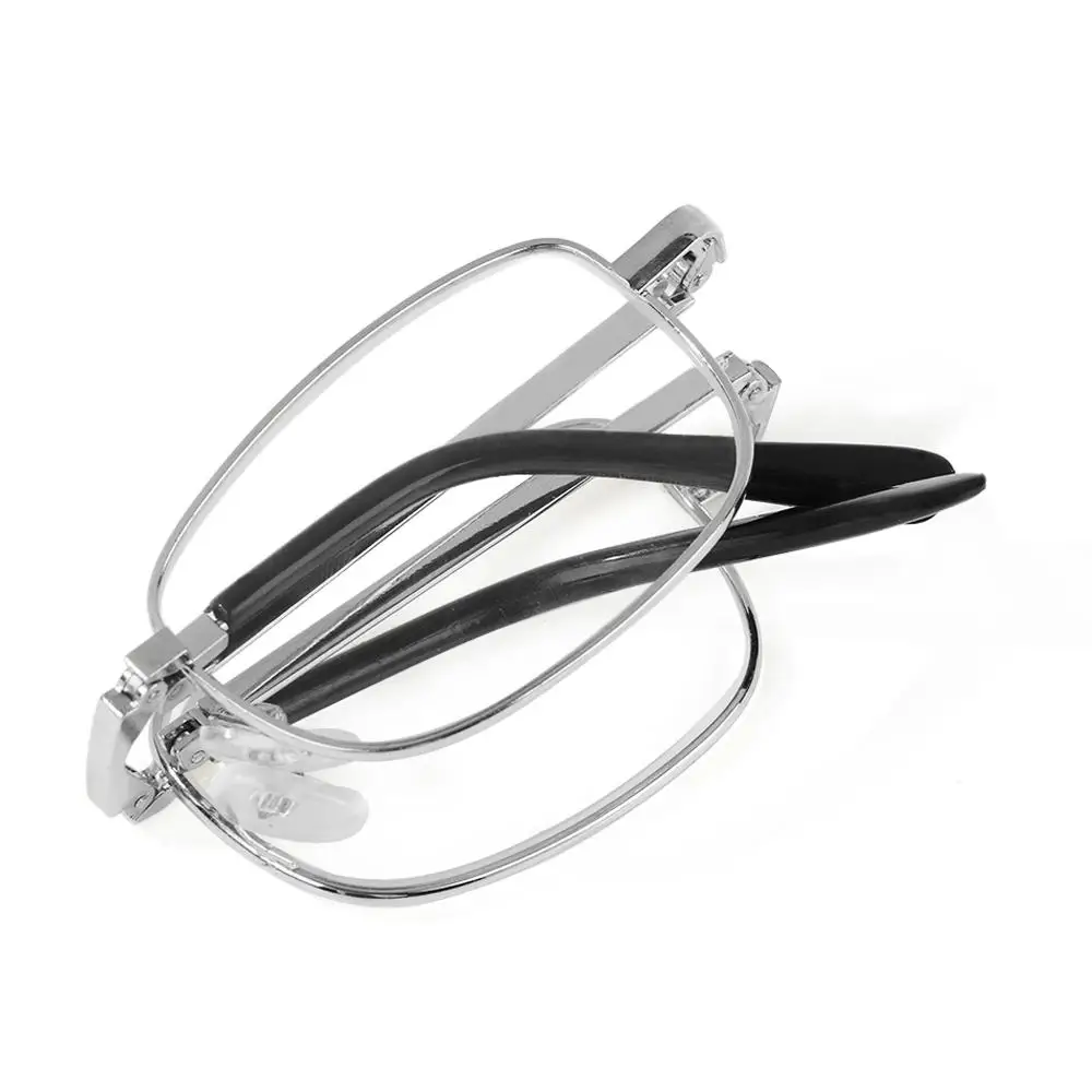 +1/ +1.5/ +2 /+2.5/ +3 Hot Metal Unisex Reading Glass Foldable Folded Hanging