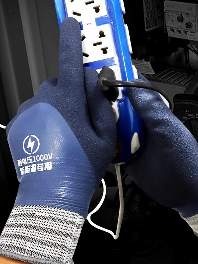 Insulated Electrician Gloves Rubber Electrical Insulated Gloves Electrician Insulating Gloves for Electricians Prevent Shock