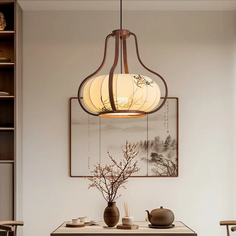 Dining room chandelier, new Chinese style ancient , retro living  dining room bed and breakfast bedroom lantern