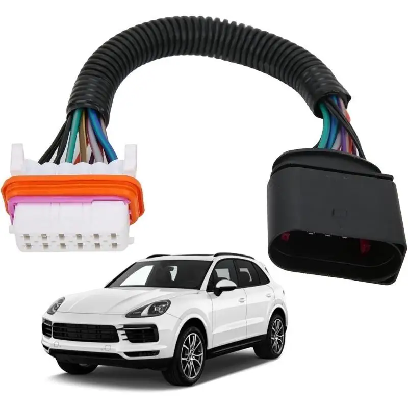 

02DE Car Xenon Lamp Headlight Front Connector Wiring Harness for 4.5L 955-95563123911