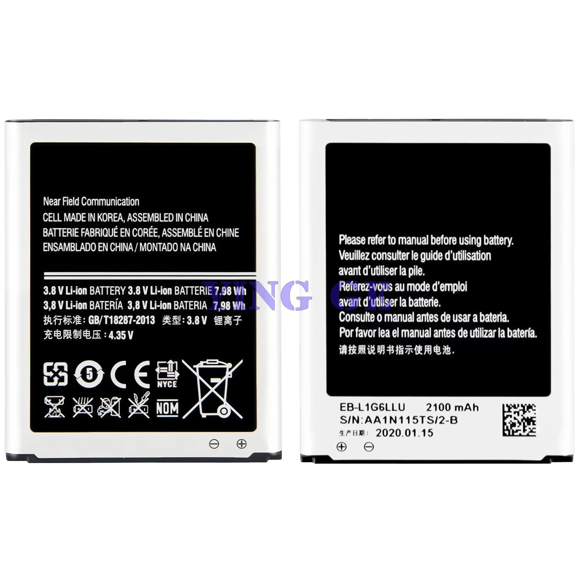 For Samsung S3 I9300/GT-I9300/GT-I9300I EB-L1G6LLU Mobile Battery