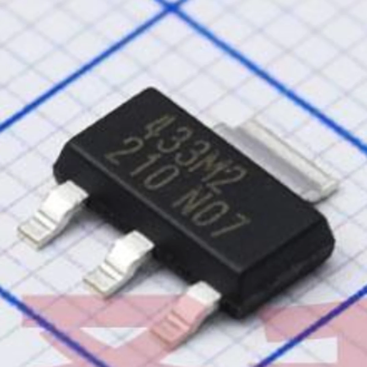 433M2 450M2 جديد الأصلي الخطي الجهد المنظم LDO ثابت 42V 200mA 3.3V 5V IC REG LIN 200MA SOT223-4F BD433 BD450 M2FP3-CE2