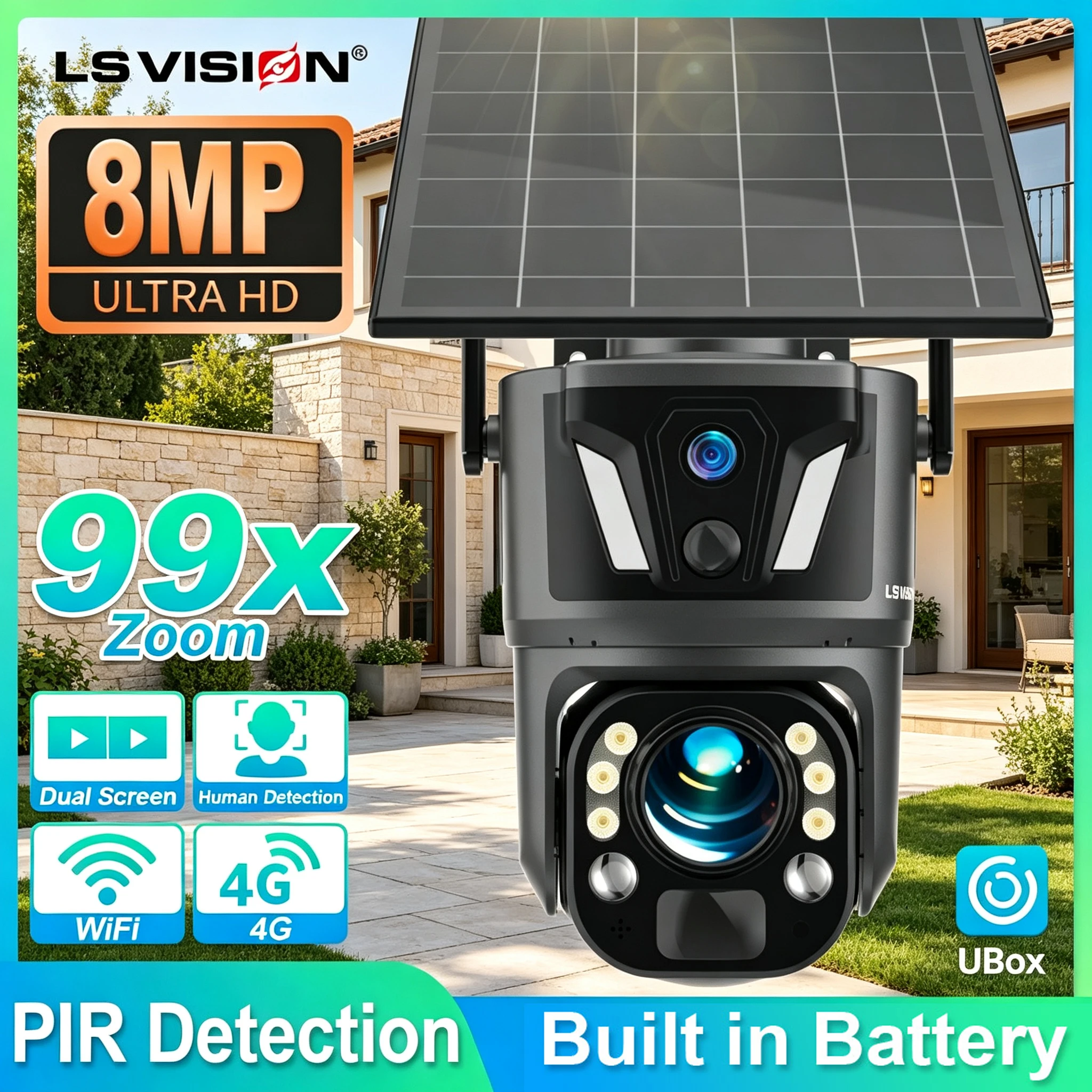Kamera monitoringu zewnętrznej LS VISION 99X z Polski za $106.58 / ~405zł