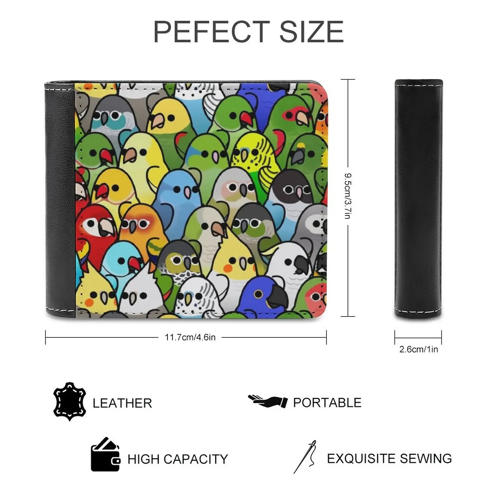 Dragon Fruit Food Pattern Men's Wallet Purses Wallets New Design Dollar Price Top Men Leather Wallet Dragon Fruit Pink And