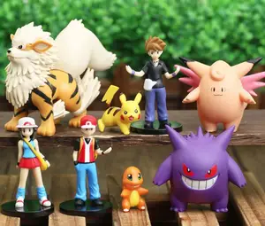 8 pcs / set Pokemon Arcanine Gengar Clefairy Sosok Koleksi Model Mainan 12 arcanine penjualan terbaik - №