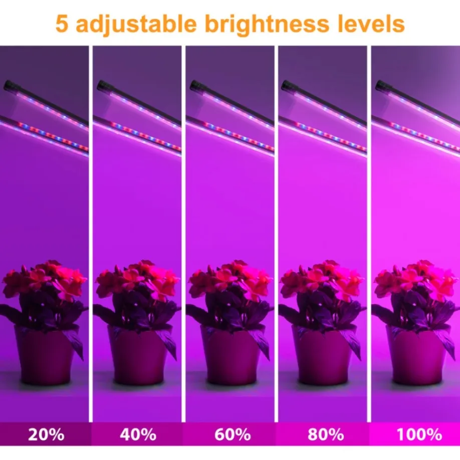 Led Full Spectrum Grow Light Usb Phyto Lamp Met Controle Phyto Grow Light Voor Planten Zaailingen Bloem Home Tent Zending