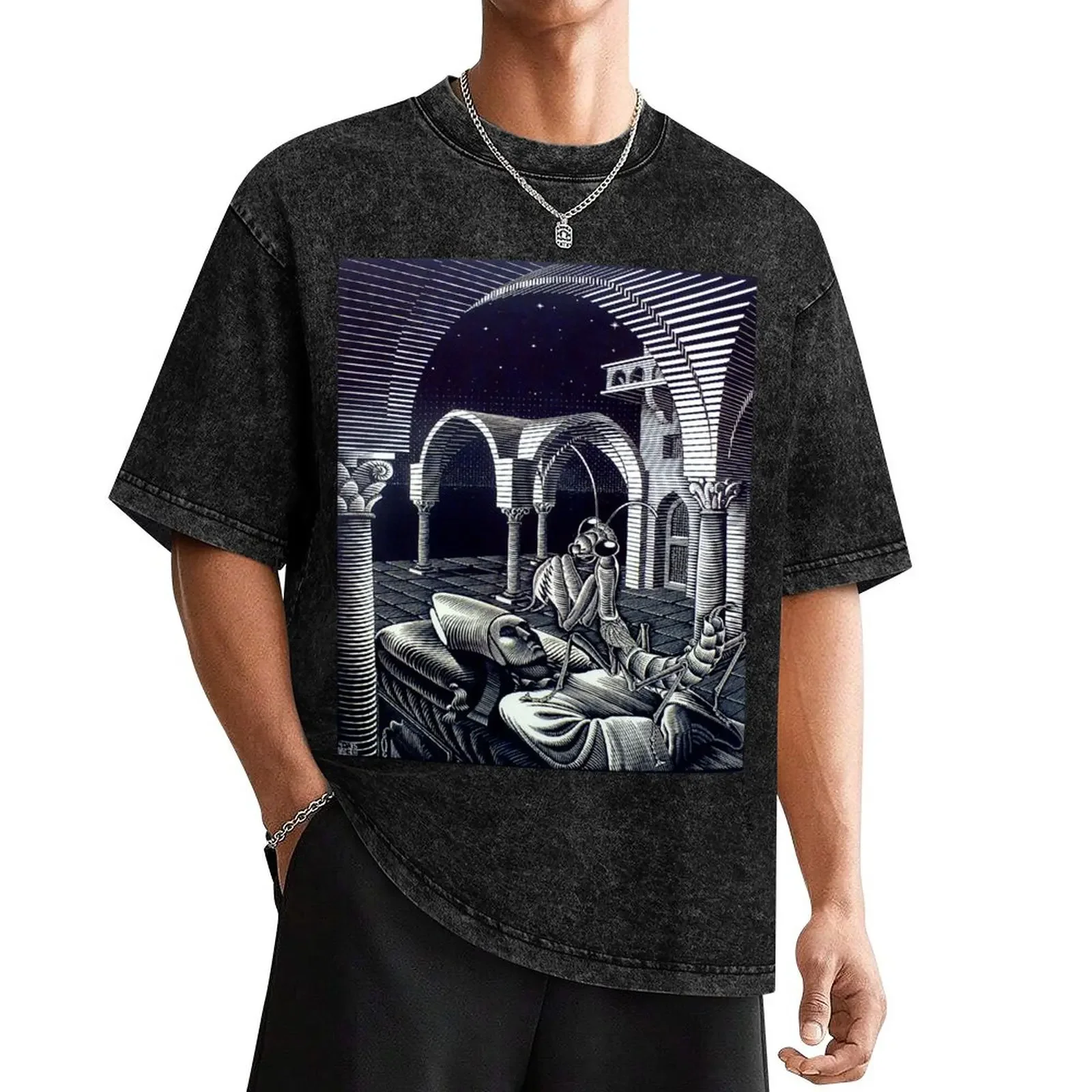 M.C. Escher - Relativity T-Shirt basketball graphic tees plus sizes sublime blanks mens t shirt