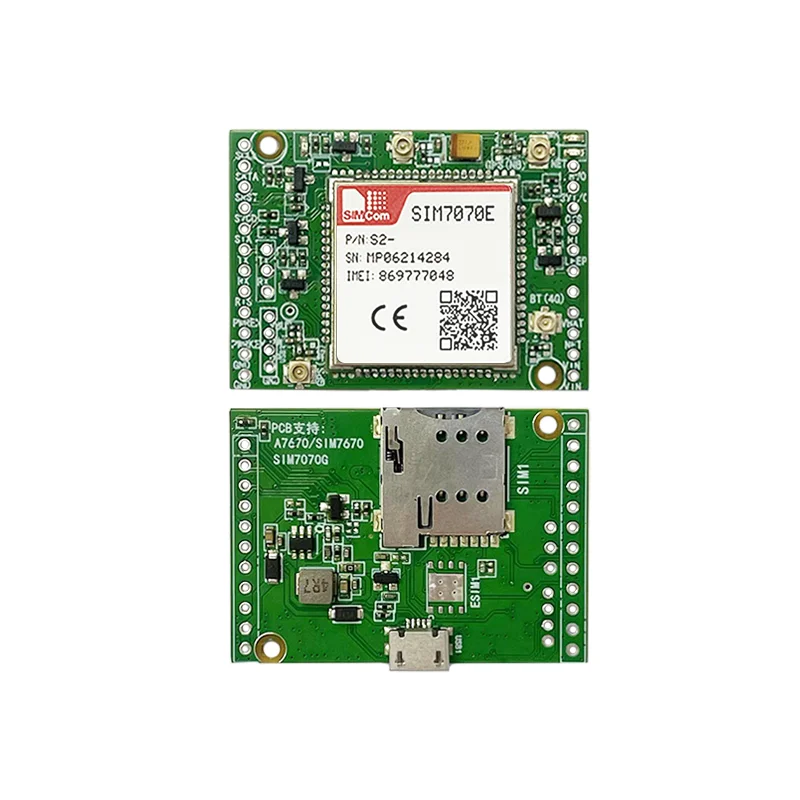 SIMCOM SIM7070E Double-row needle Core Board LPWA+GSM+NBIOT+CATM+B31 Module Modem Board Development kit with Antenna for Europe