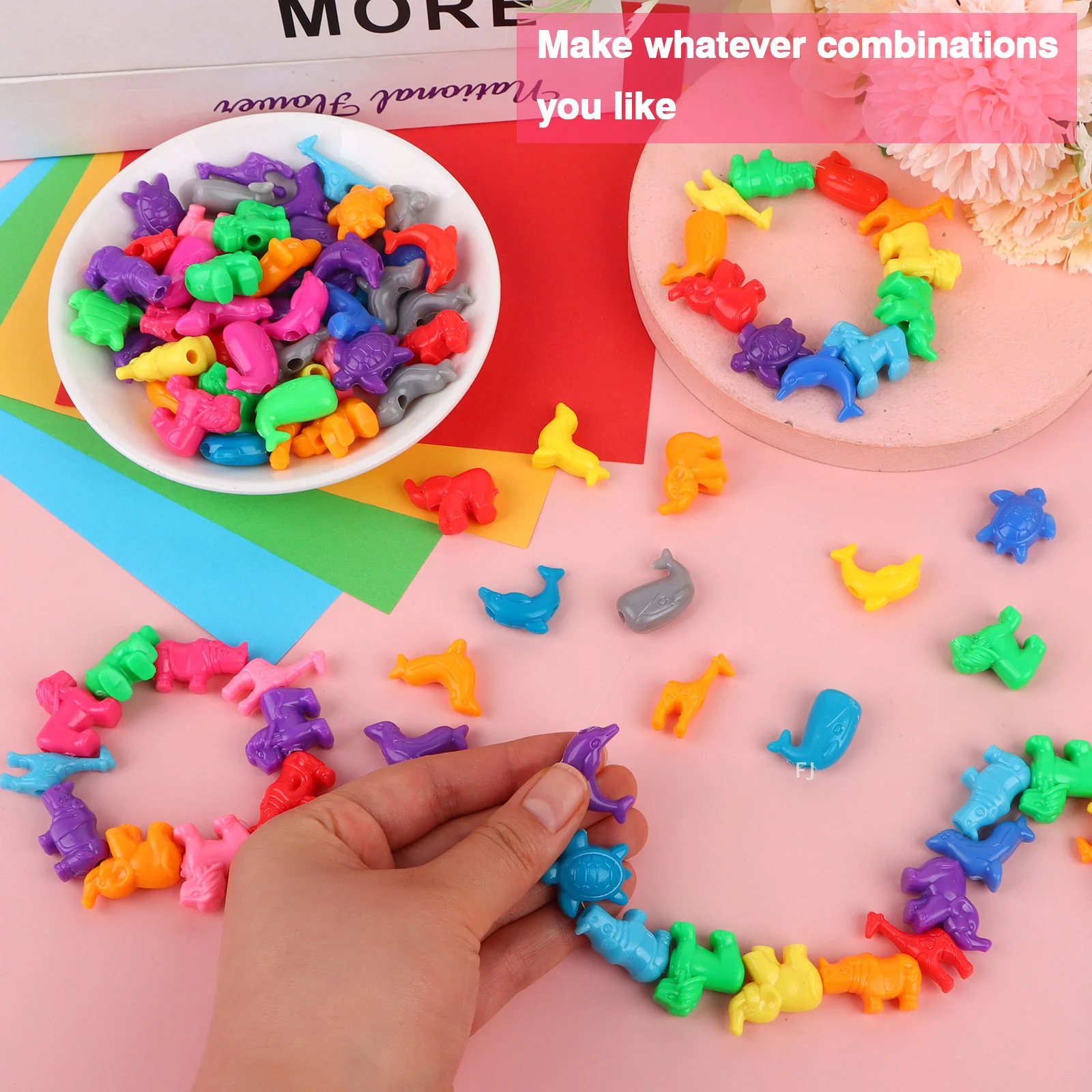 [YU]400 Pcs Mixed Animal Shape - đánh giá và giá Marine Zoo
