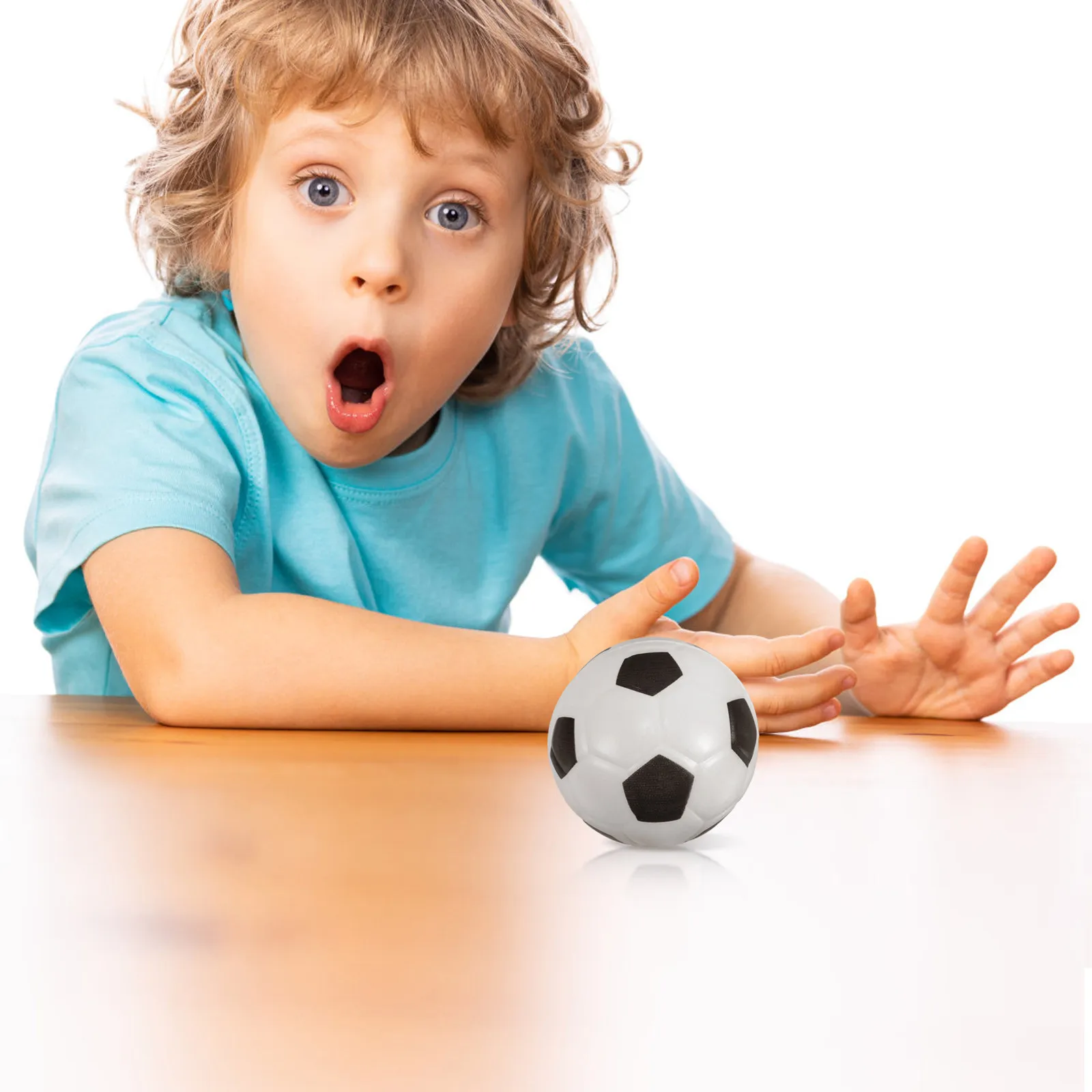 12pcs Mini Soccer Balls for Kids – Squeeze Football Toys, Sports Party Favors