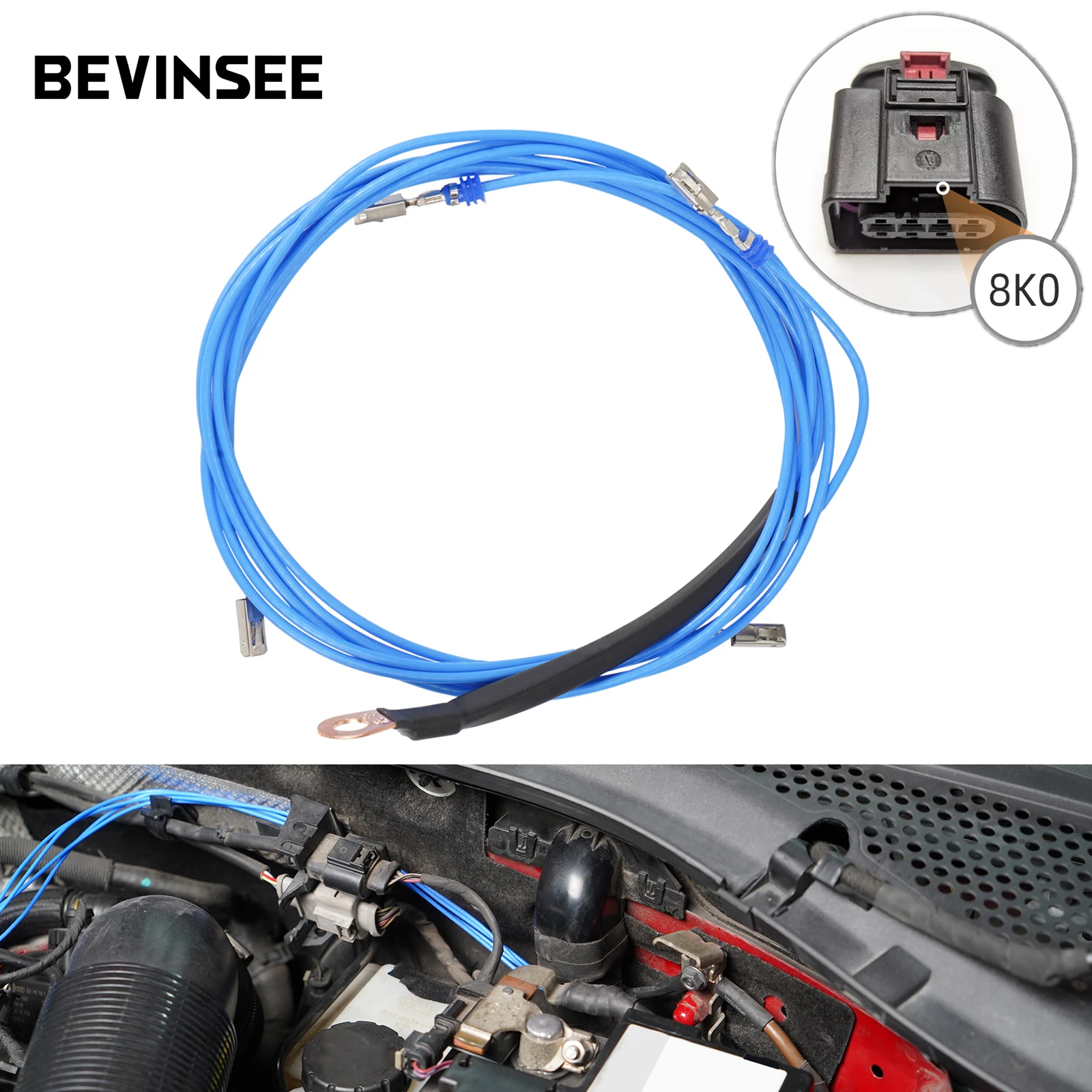 

Upgrade Coil Grounding Wire for VW for EA888 Gen3 1.8T 2.0T 8K0, for Golf GTI/R, for Golf MK7/MK7.5/MK8, for Audi A3 S3