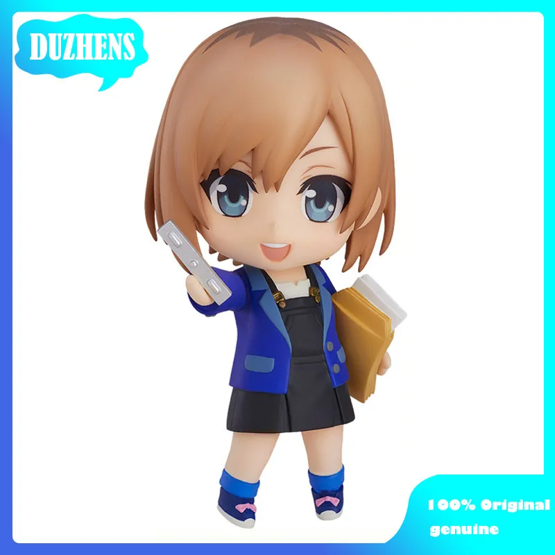 100% Original: anime Shirobako Aoi Miyamori Q version figma PVC Action Figure Anime Abbildung Modell Spielzeug Abbildung Sammlung Puppe Geschenk