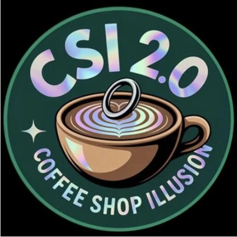 

CSI 2.0 - Coffee Shop Illusion 2.0: Фокусы с эффектом иллюзии для профессиональных магов, реквизит для сцены, уличной магии и баров.