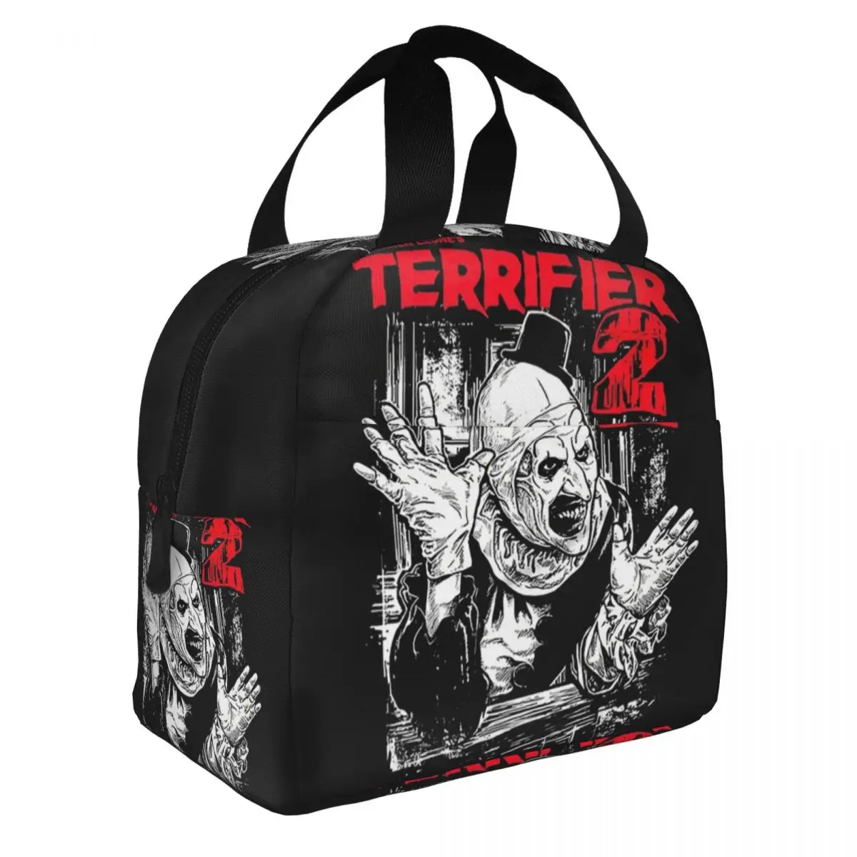 Terrifier Movie Poster++ Insulated Lunch Bag for Camping Travel Portable Thermal Cooler Bento Box