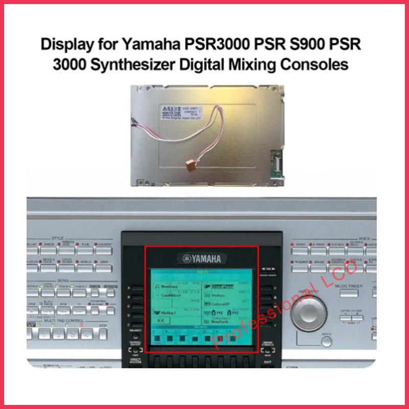 Original 5.7 Inch LCD Display Screen For Yamaha PSR3000 PSR S900 PSR 3000 Synthesizer Digital Mixing Consoles Matrix Screen