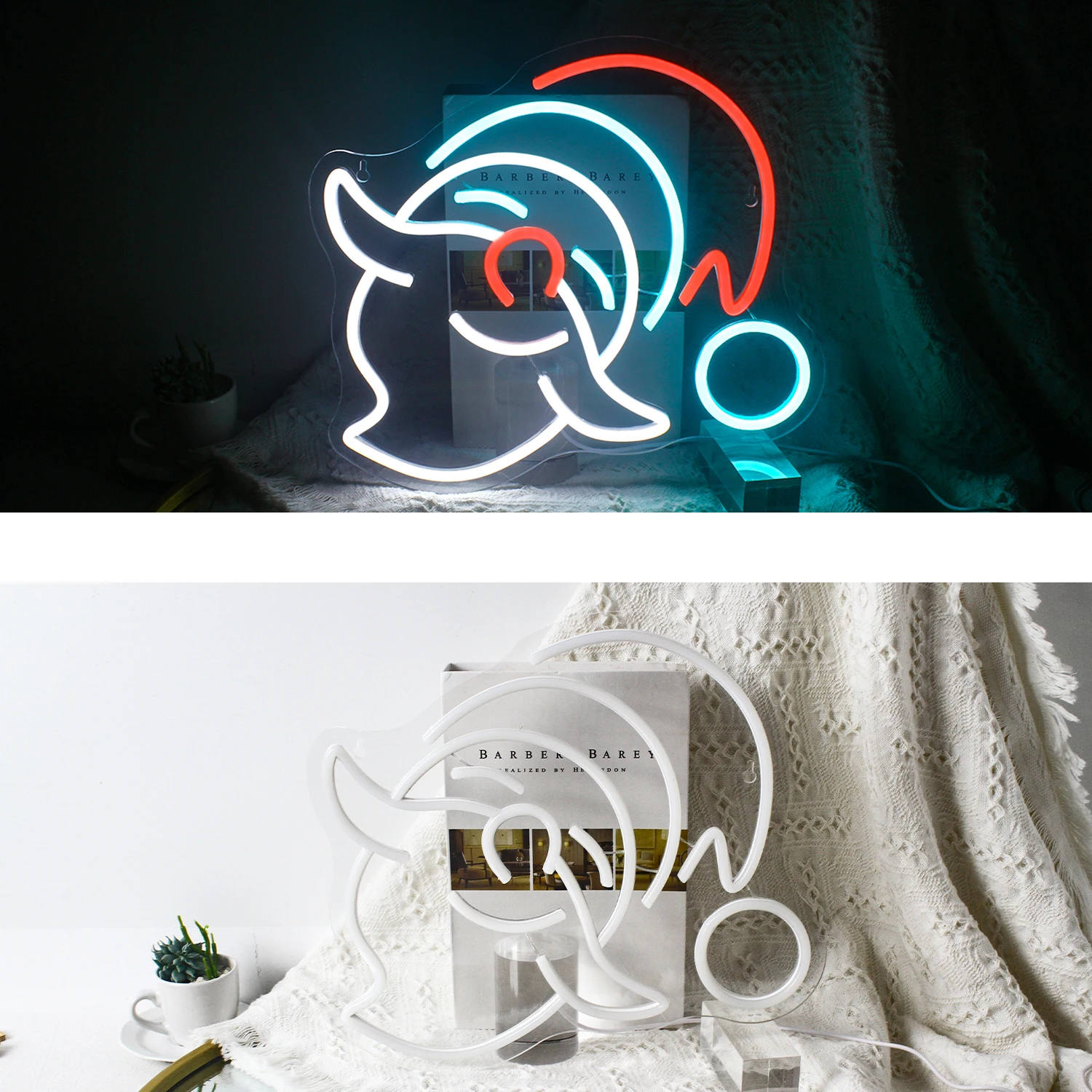 Enseigne au néon USB Anime mesurost Santa Claus, lumières LED mignonnes, décoration de Noël, chambre à coucher, maison, bar, festival, fête