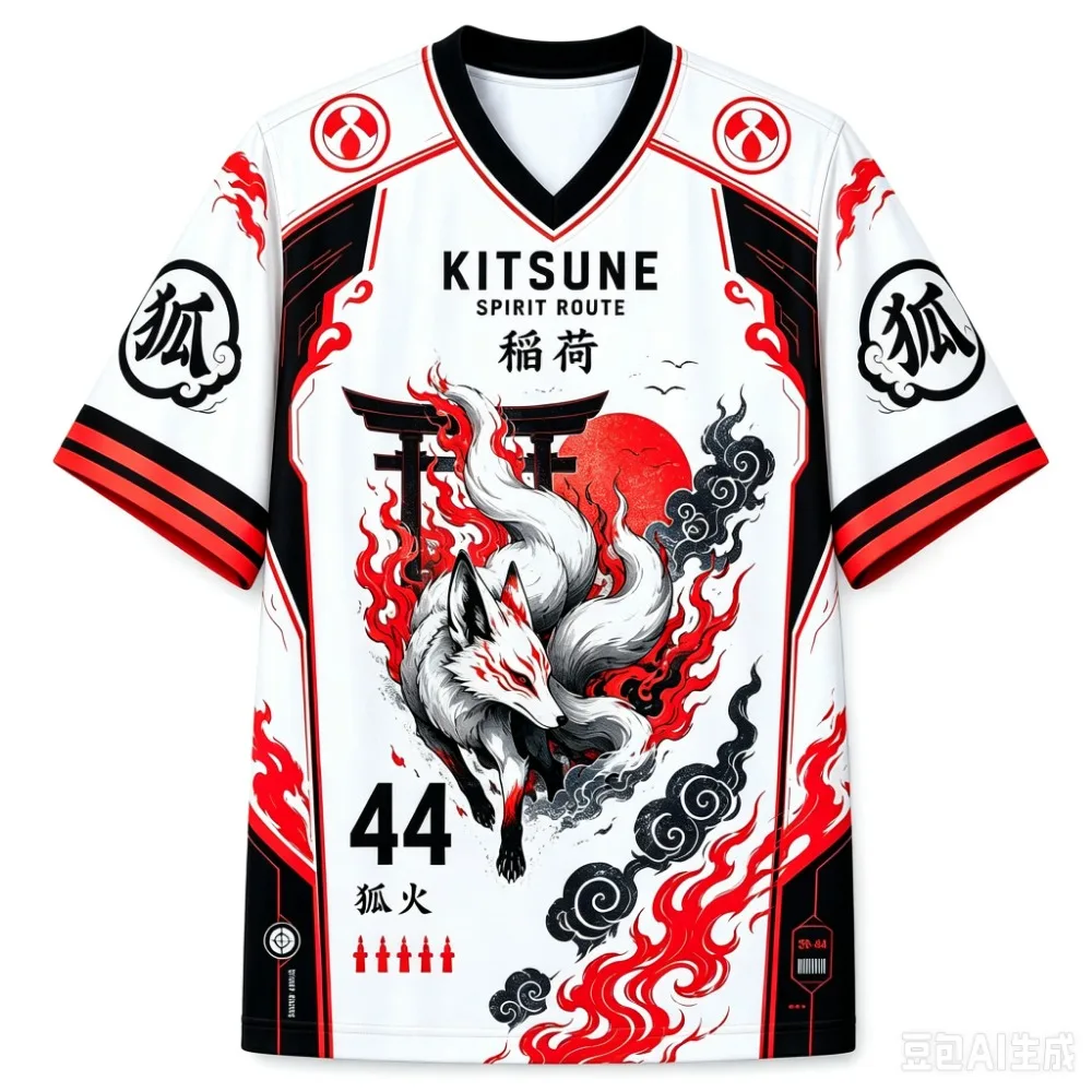 Fuchsmuster 3D-Druck Sport Schnelltrocknend Atmungsaktiv Herren V-Ausschnitt T-Shirt Outdoor Street Casual Mode Y2K Team Training Eltern-Kind-Oberteil – Detail 7