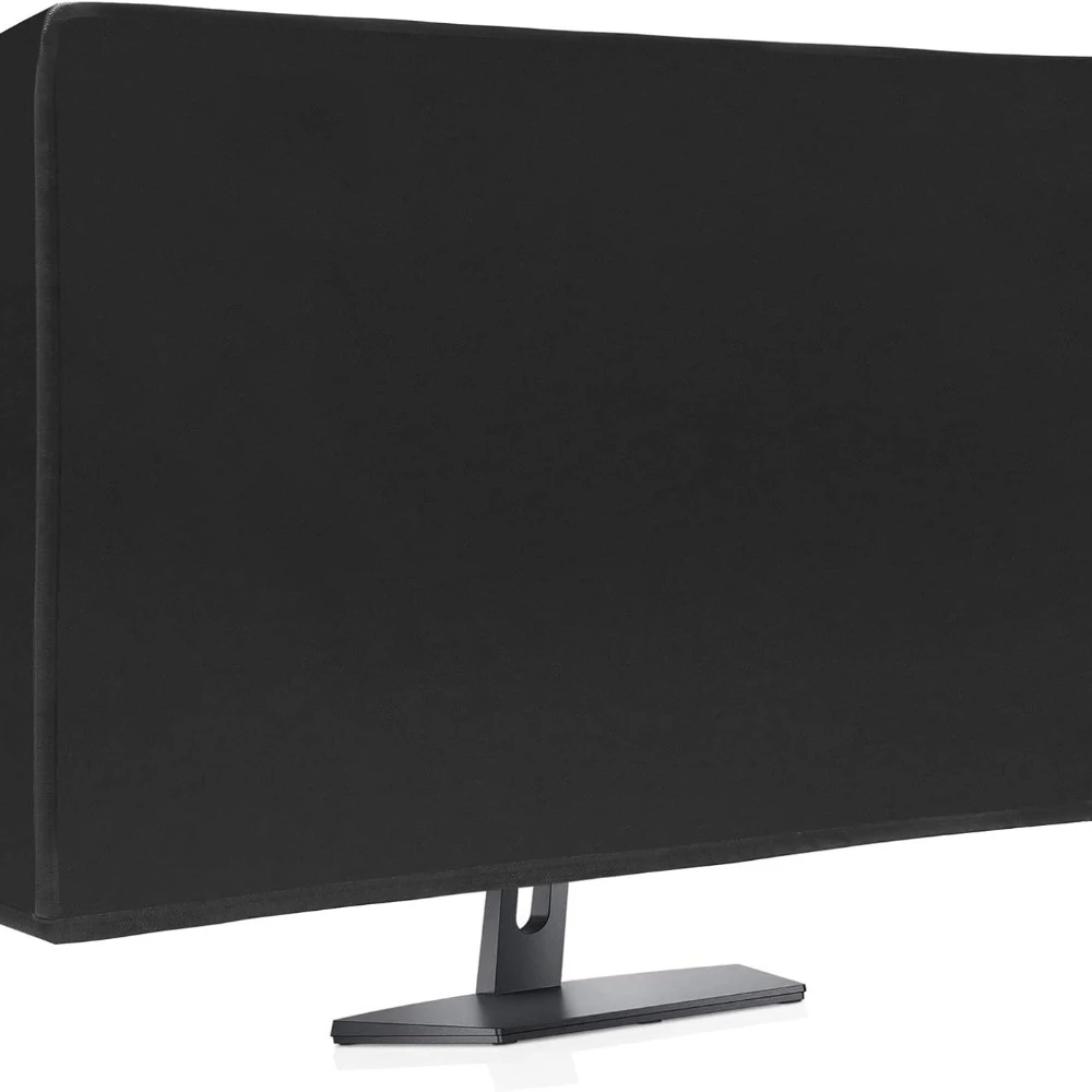 Multi-Size HD Panel Computer Monitor Protector, Black Waterproof Dustproof, Anti-Static Full Body Silky Sleeve