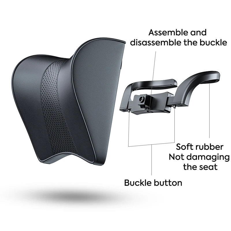 

Car Neck Pillow for Model 3 Model Y Automotive Headrests for Relieving Neck Stiffness Seat Neck Support Pillow