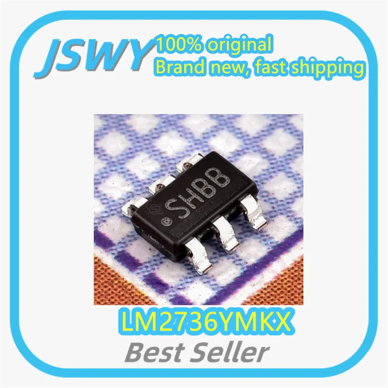 

(10/50 pieces) LM2736YMKX LM2736 Silkscreen SHBB SOT23-6 Converter Regulator IC Authentic Spot