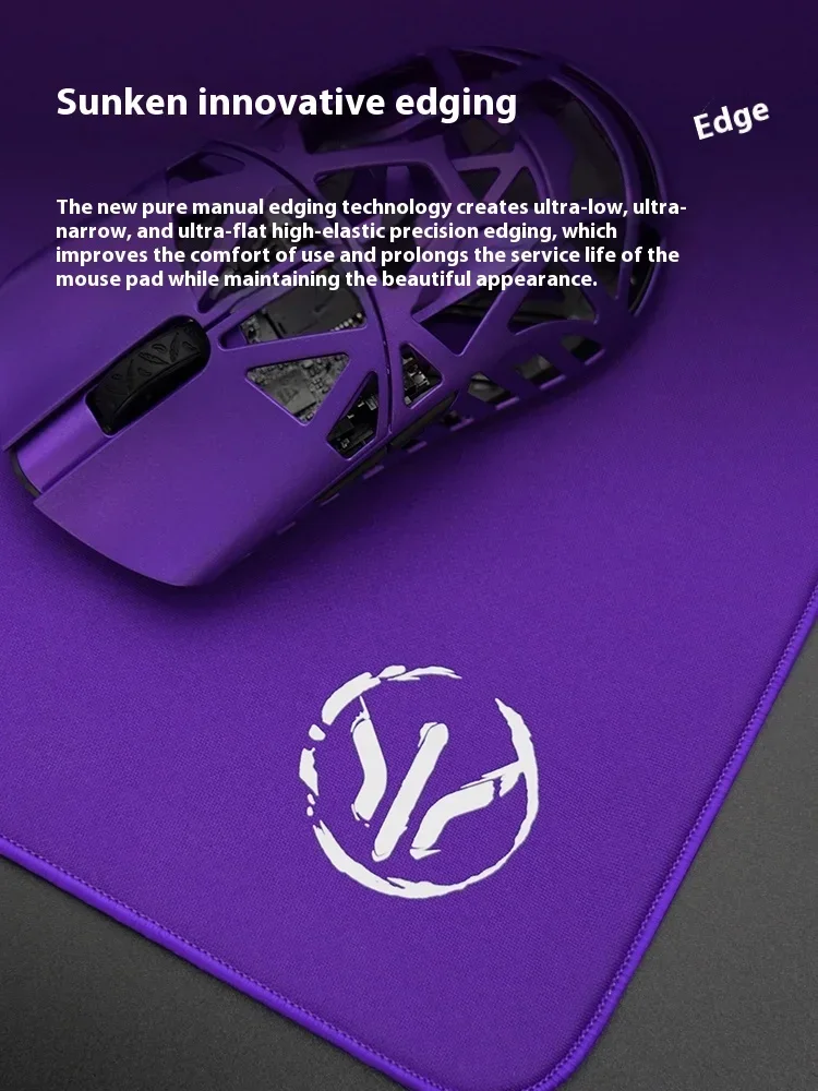 Imagem -04 - Wanling-wlmouse Pad Roxo Gaming Mousepad Durável Suave pc Gamer E-sport Desk Mat Laptops 490x420x4 mm 510x490x4 mm