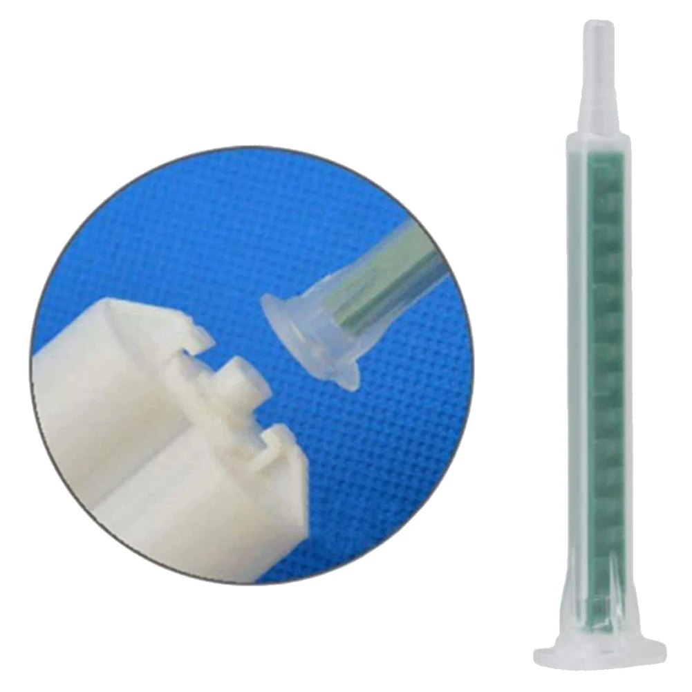 AB33-40 Piece Epoxy Mixing Nozzle Electrostatic Mixing Nozzle Cartridge Tip 50Ml/1.7Oz (1:1/1:2 Ratio) 16 Elements