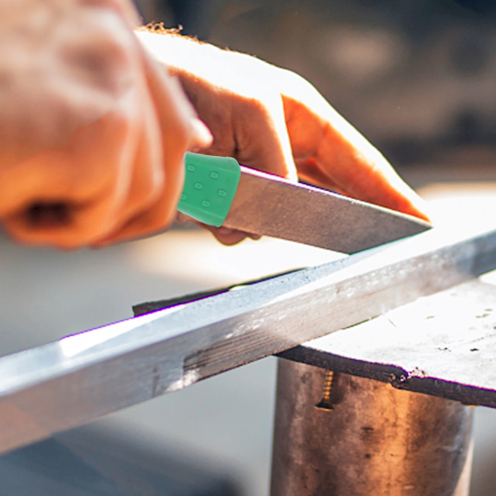 

4Pcs Rubber Handle for File Replacement Ergonomic Grip Non-Slip File Handle for Woodworking Cutting Tool Woodworking Tools