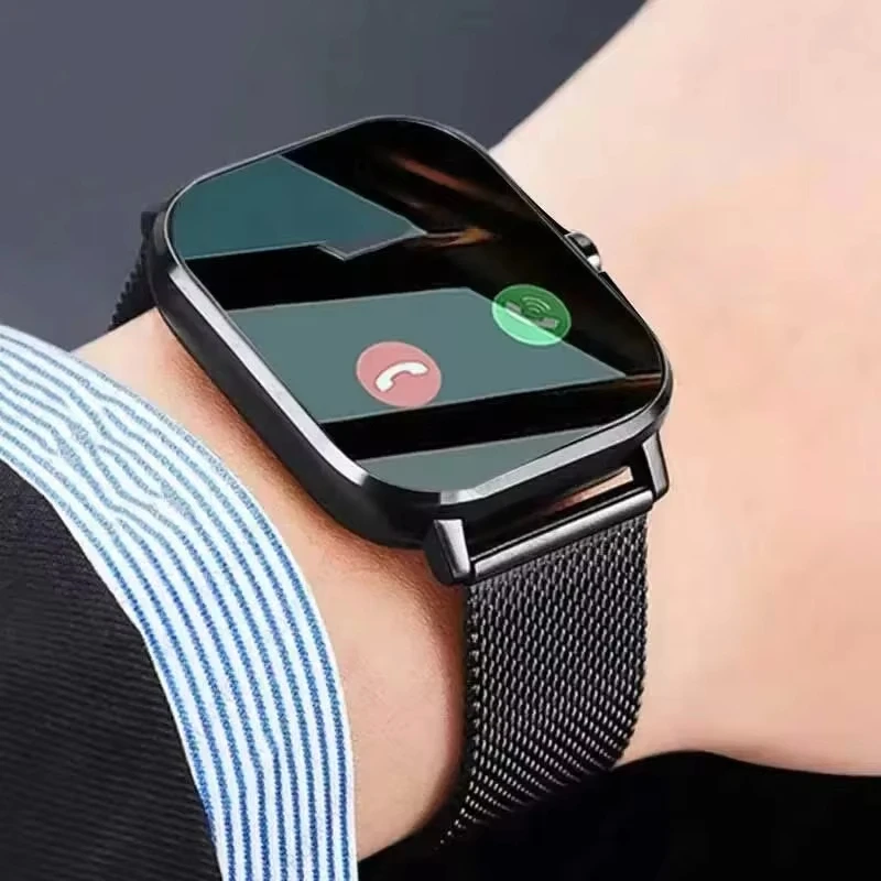 LAXASFIT New Bluetooth Answer Call Smart Watch Men Touch Call Fitness Tracker Waterproof Sport Smartwatch Women For Android IOS