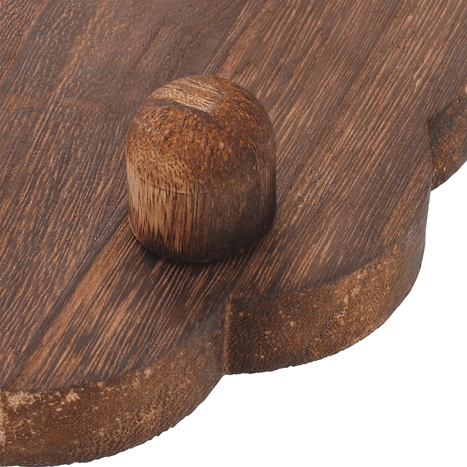 3Pcs Mini Wood Stool Plant Stand Rustic Wood Grain Small Indoor Flower Pot Display Stand for Desk Window Balcony Decor