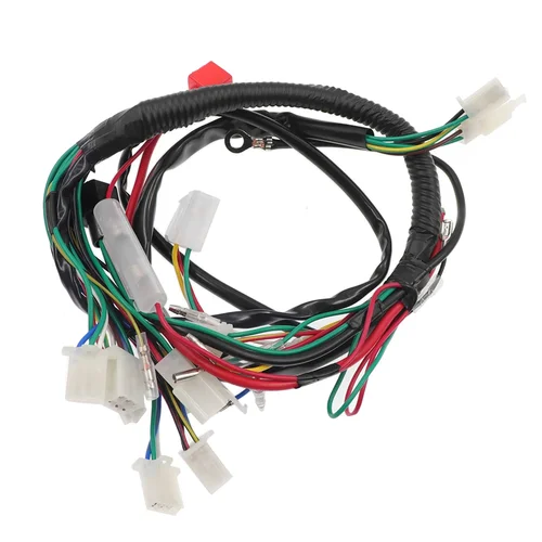 Imagen 2 del producto Arnés de cableado eléctrico completo, Kit de estator CDI para motocicleta ATV Quad Pit Bike Buggy Go Kart 50cc 70cc 90cc 110cc 125cc