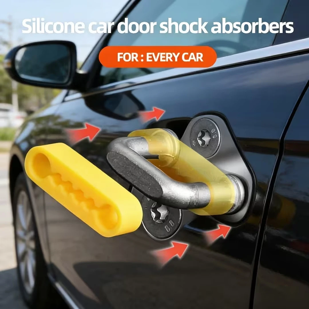 4/8Pcs Car Door Shock Absorber Universal Car Door Buckle Soundproof Deadener Damper Cushion Anti-Vibration Buffer Pad