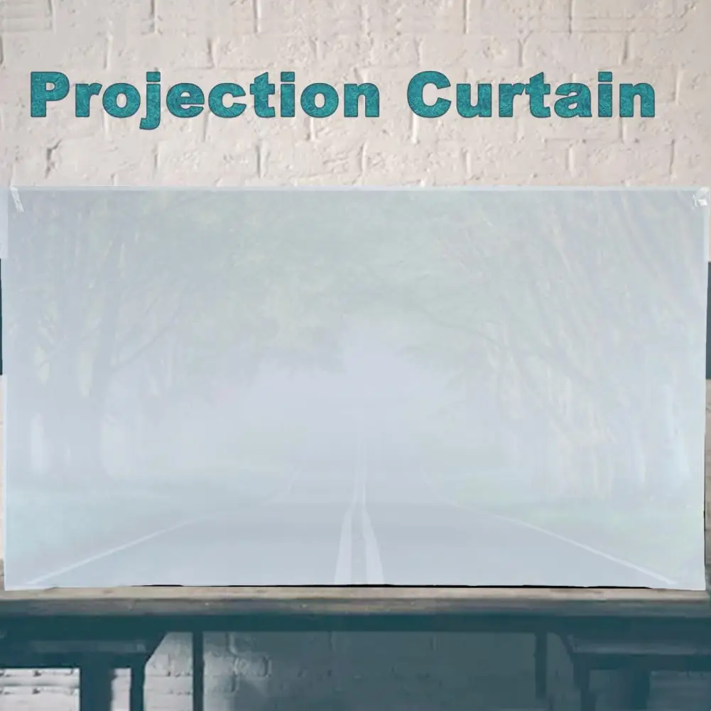 Projection Screen  Great 16:9 100 Inch Foldable Polyester Projector Screen  Compact Movie Screen