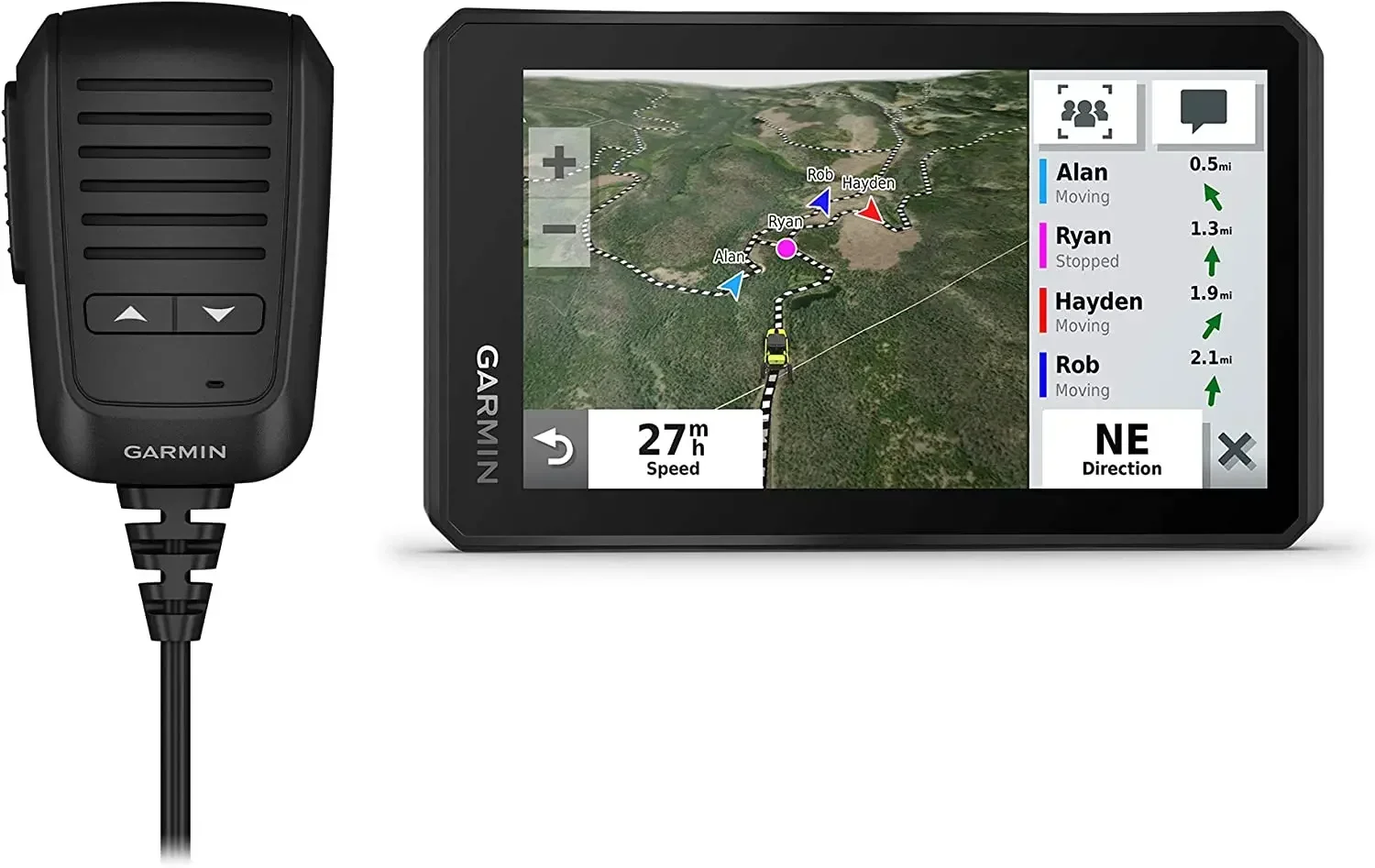 HETE ZOMER 50% KORTING VERKOOP Garmin Tread Powersport off-road navigator met Group Ride Radio, Group Tracking en Voice Commun