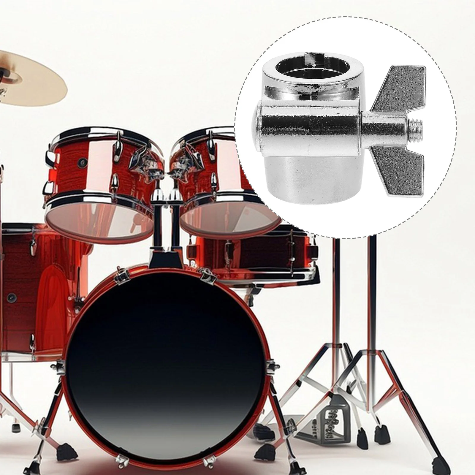 

Adjustable Drum Clamp Extension Cowbell Bracket Mount Stand Holder Lock Multi Function Hardware Accessory