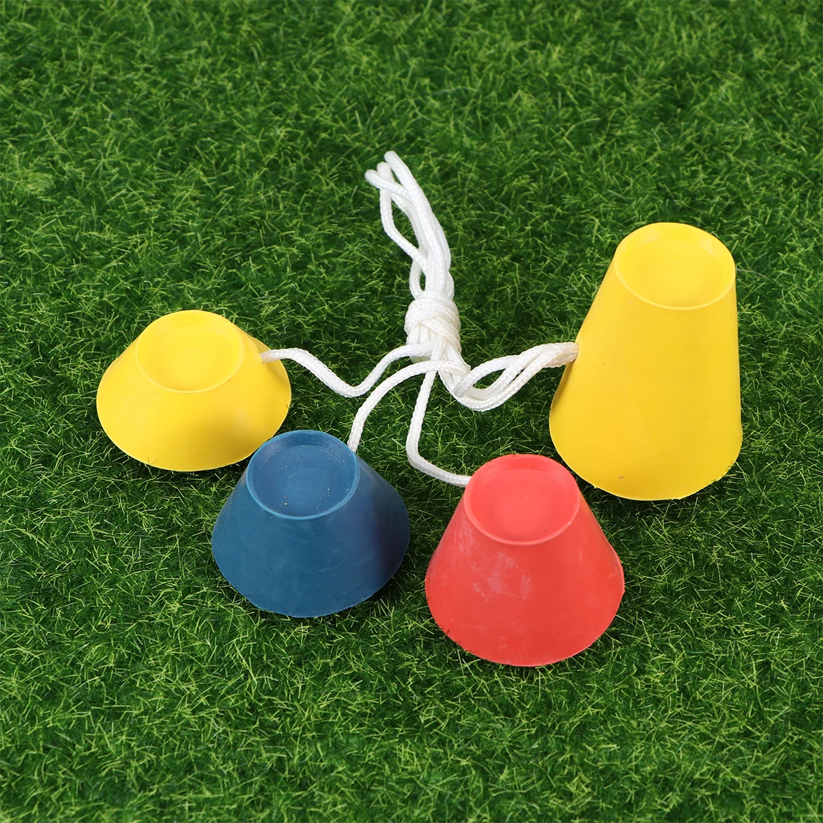 4 Stück Gummi-Golf-Tees, Jumbo-Größe 14 mm, 18 mm, 24 mm, 38 mm, idealer Winter, frostige Tage schießt nicht. Gummi-Tees