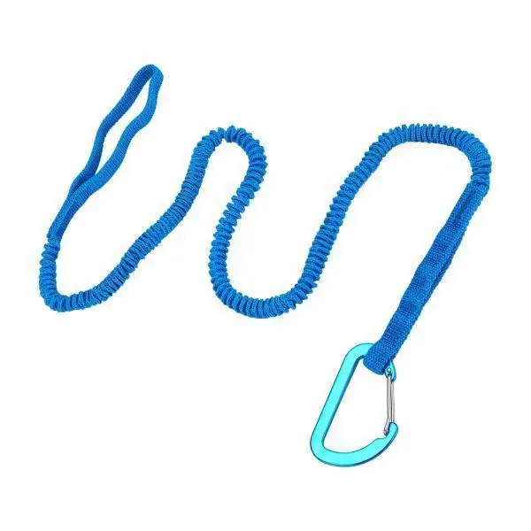 Durable Kayak Paddle Leash Stretchable Boat Accessory Paddle Tether Cord for Canoe Kayaking Recreation