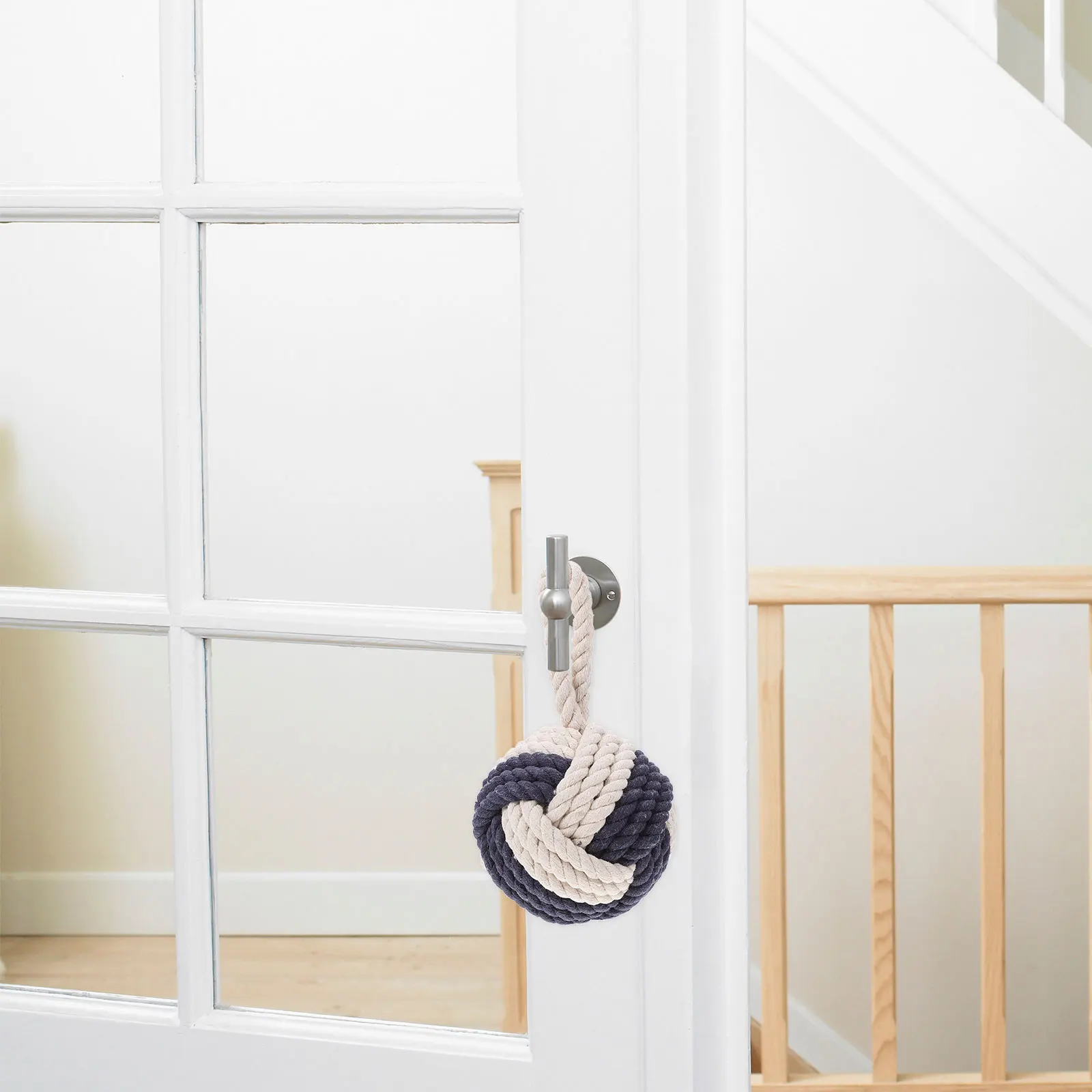 

1Pcs Door Anti-Collision Ball Cotton Linen Ball Doorstop Protective Home Pendant Door Handle Stopper Multi-Function