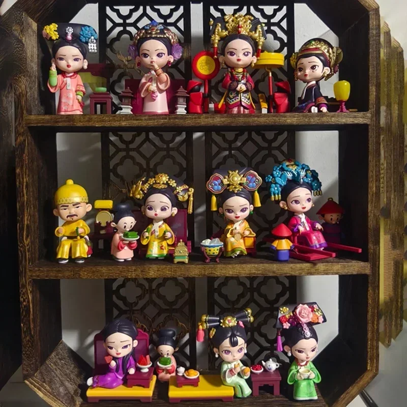 Anime Figure Legend of Zhen Huan Empresses In The Palace Series Blind Box Toys Chinese Style Table Decor Mystery Surprise Gifts