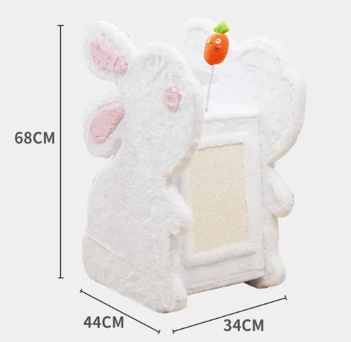 l Cat Tree Cat Scratching Sisal Rope Toy House Rabbit Shape Factory Wholesale Hot sell