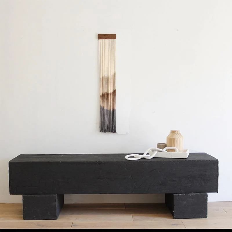 Nordic Style Hand-Dyed Bedroom Living Room Wall Decor  Meter Box Hanging Cloth New Chinese Decorative Long Rectangle ...