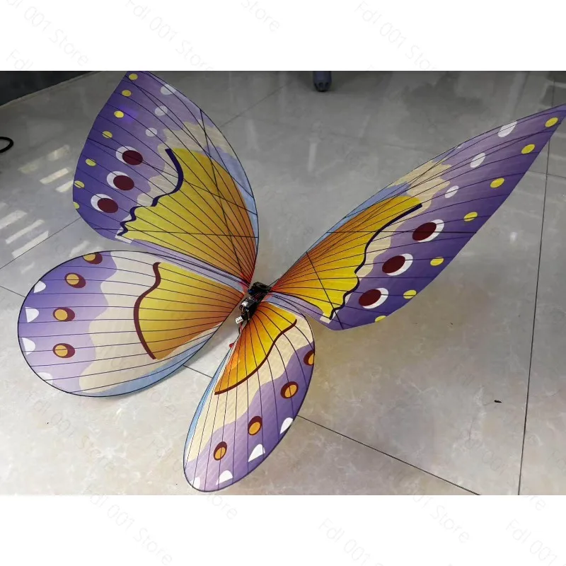 Parachute Umbrella Head Cloth Fluttering Wing Butterfly Aircraft Bionic Butterfly Remote Control Full Set Ready to Fly