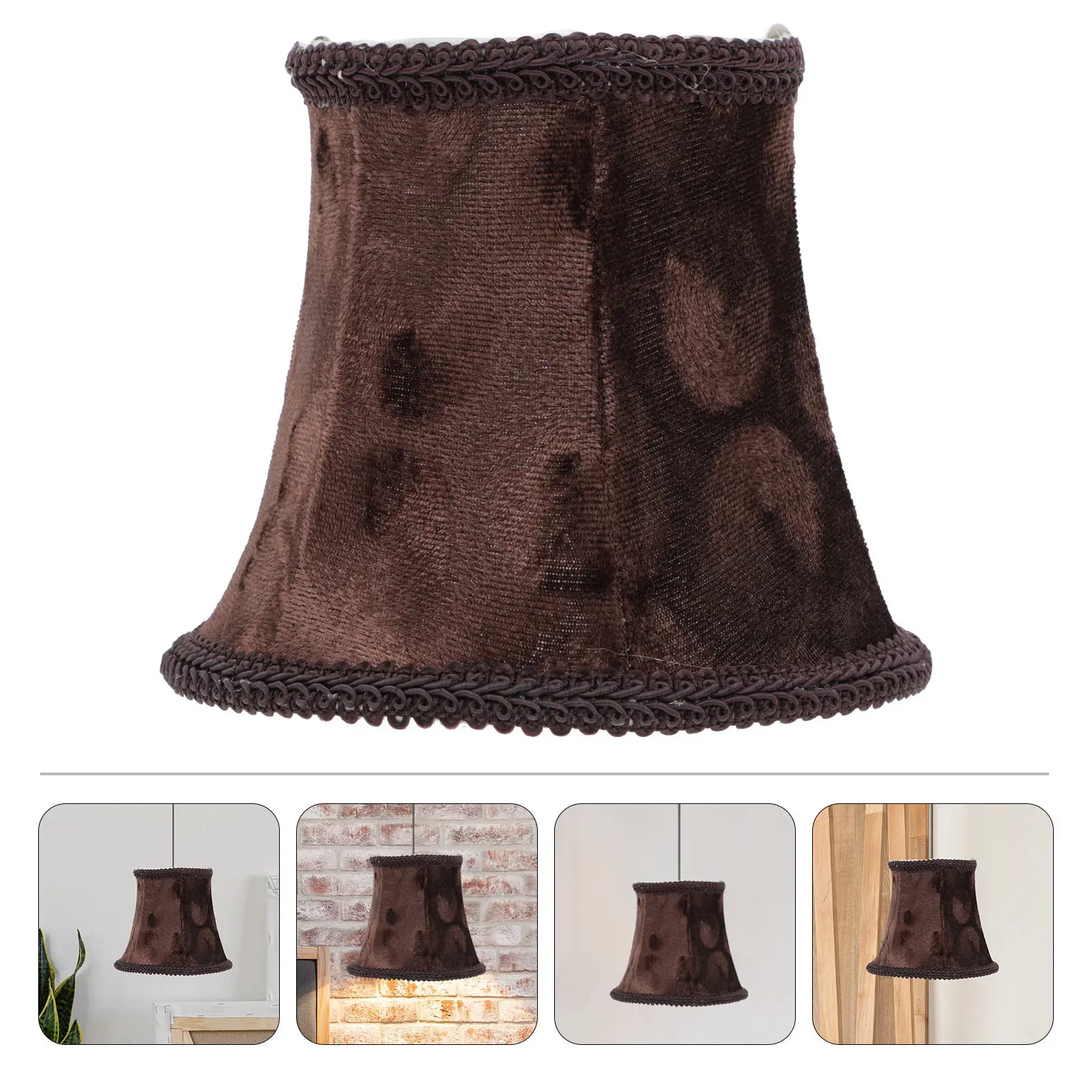 Vintage Cloth Lampshade for Table Lamp Chandelier Wall Ceiling Floor Lamp European Style Soft Light Decor Lampshade Cover
