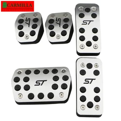 Sport Car Pedals for Ford Focus 2 MK2 Focus 3 MK3 Kuga Escape ST 2009-2017 Fuel Brake Clutch Pedal Cover Car-styling