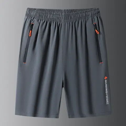 【 M-8XL 】 Summer plus men's quick drying sports shorts, outdoor cool, breathable, loose, running, hiking, mid length pants