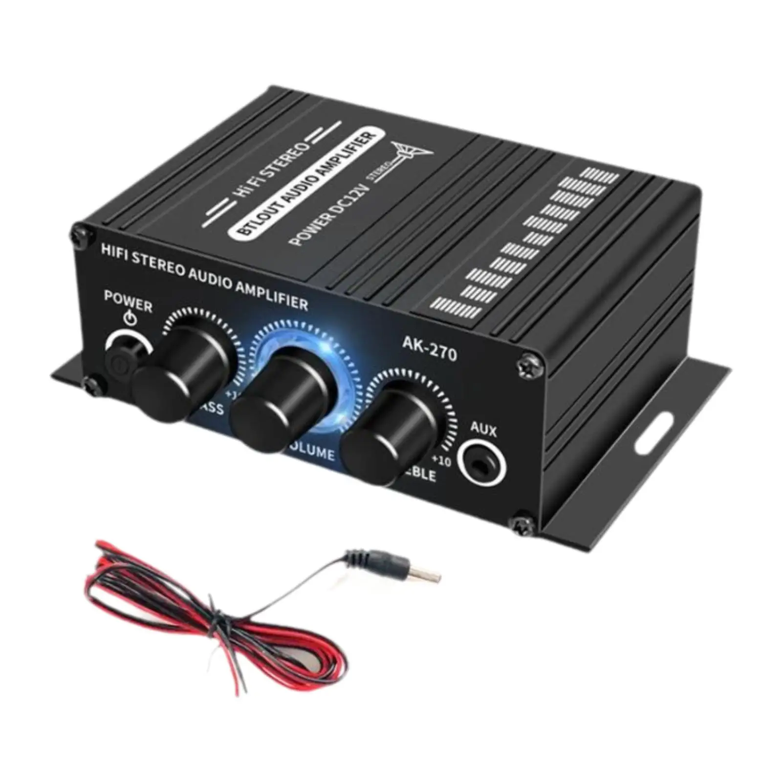 AMPLIFICADOR DE Audio estéreo, amplificador de potencia para ordenador de oficina, sistema estéreo de Audio para el hogar, altavoz para estantería de fiesta, barra de viaje