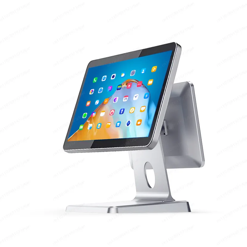 15.6 Inch Touch Screen POS System Cash Register, High Definition All-in-One Commercial Terminal