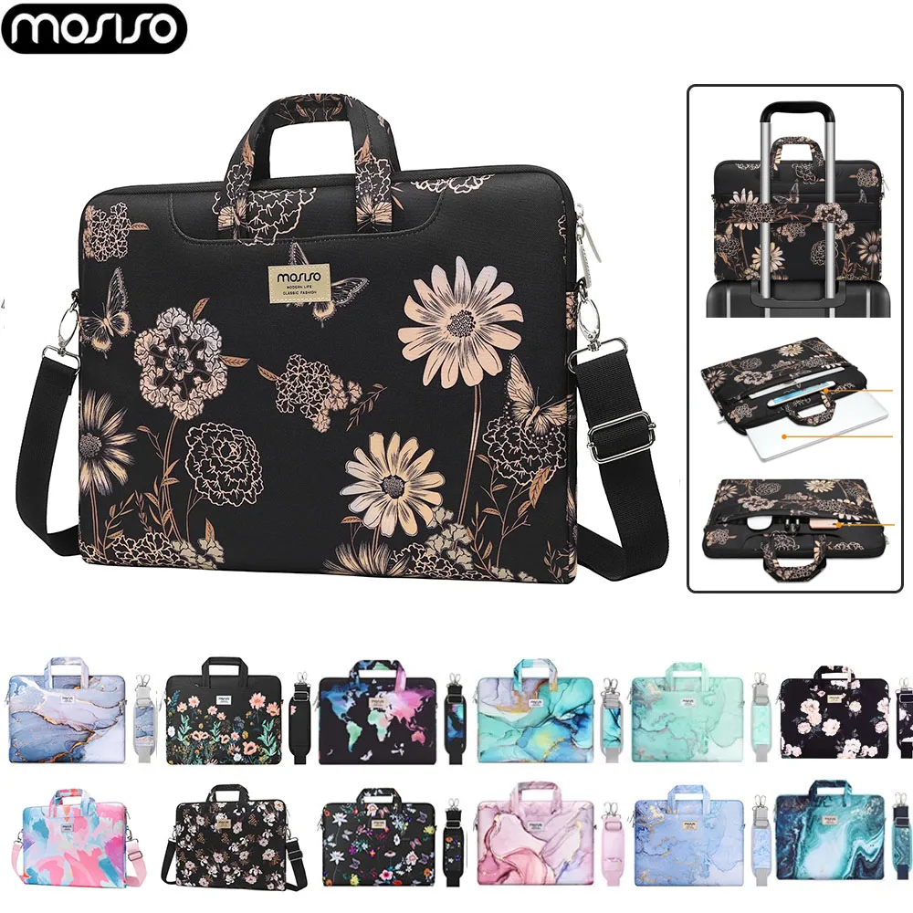 Laptop Shoulder Bag 13.3 14 15 16 17.3 inch Notebook Sleeve Case for MacBook Air Pro Dell Asus HP Portable Handbag for Men Women