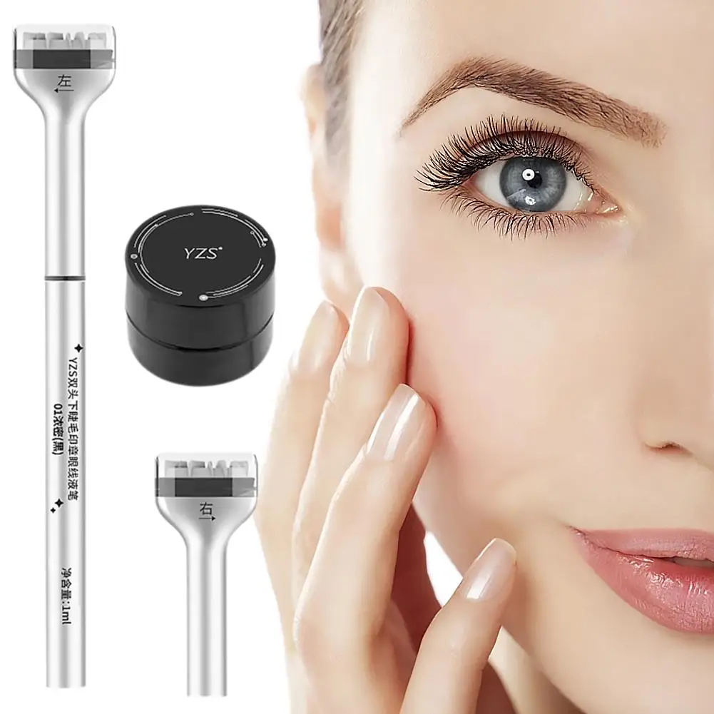 Uszczelka dolnych rzęs Ręka Residual Eyelash Assistant Makijaż Eyeliner Silikonowe przedłużanie Impression Makijaż Narzędzie do oczu Lo Z4M8