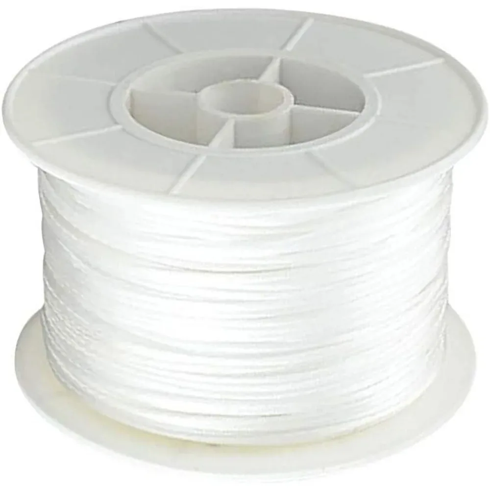 

100 Yards Nylon Craft Thread Cord 1mm Satin Trim Cord Chinese Knotting Beading Cord Macrame Kumihimo Friendship