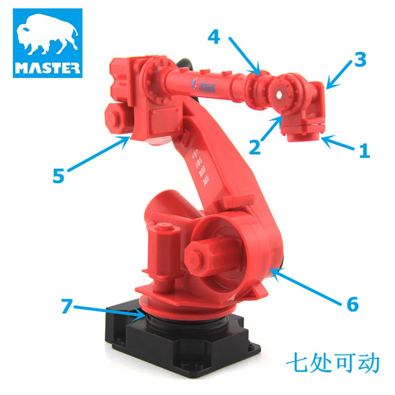 1:10 Intelligent Simulation Robot Model Plastic Alloy Teaching AIDS Mechanical Arm Model